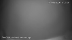 Vrchol Bouřňák, pohled na jih