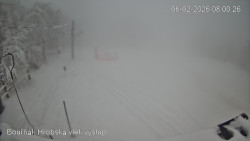 Vrchol Bouřňák, pohled na jih