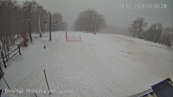 Vrchol Bouřňák, pohled na jih