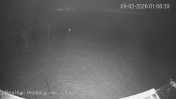 Vrchol Bouřňák, pohled na jih