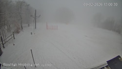 Vrchol Bouřňák, pohled na jih