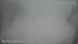 Vrchol Bouřňák, pohled na jih