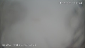 Sport Centrum Bouřňák - Vrchol Bouřňák, pohled na jih - 11.2.2026 v 13:00 Sport Centrum Bouřňák - Vrchol Bouřňák, pohled na jih - 11.2.2026 v 13:00