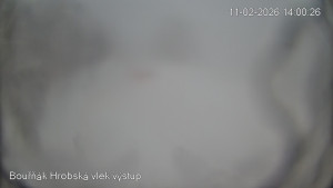 Sport Centrum Bouřňák - Vrchol Bouřňák, pohled na jih - 11.2.2026 v 14:00 Sport Centrum Bouřňák - Vrchol Bouřňák, pohled na jih - 11.2.2026 v 14:00