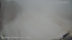 Vrchol Bouřňák, pohled na jih