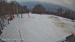 Vrchol Bouřňák, pohled na jih