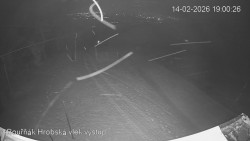 Vrchol Bouřňák, pohled na jih