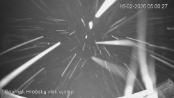 Vrchol Bouřňák, pohled na jih