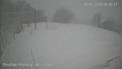 Vrchol Bouřňák, pohled na jih