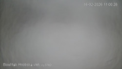 Vrchol Bouřňák, pohled na jih