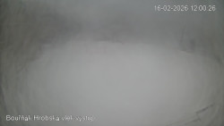 Vrchol Bouřňák, pohled na jih