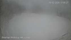 Vrchol Bouřňák, pohled na jih