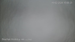 Vrchol Bouřňák, pohled na jih