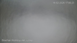 Vrchol Bouřňák, pohled na jih