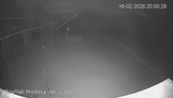 Vrchol Bouřňák, pohled na jih