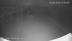 Vrchol Bouřňák, pohled na jih