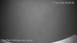 Vrchol Bouřňák, pohled na jih