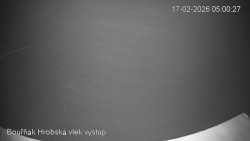 Vrchol Bouřňák, pohled na jih