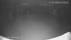 Vrchol Bouřňák, pohled na jih