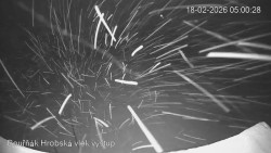 Vrchol Bouřňák, pohled na jih