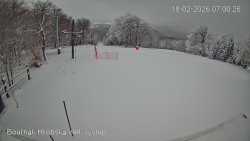 Vrchol Bouřňák, pohled na jih