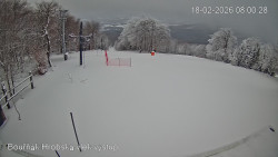 Vrchol Bouřňák, pohled na jih