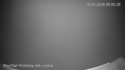 Vrchol Bouřňák, pohled na jih