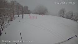 Vrchol Bouřňák, pohled na jih