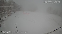 Vrchol Bouřňák, pohled na jih