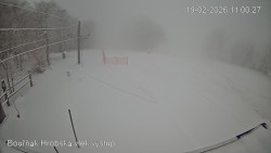 Vrchol Bouřňák, pohled na jih