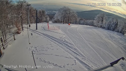 Vrchol Bouřňák, pohled na jih