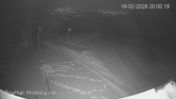 Vrchol Bouřňák, pohled na jih