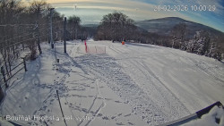 Vrchol Bouřňák, pohled na jih