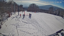 Vrchol Bouřňák, pohled na jih