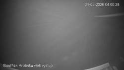 Vrchol Bouřňák, pohled na jih