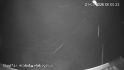 Vrchol Bouřňák, pohled na jih