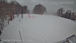 Vrchol Bouřňák, pohled na jih