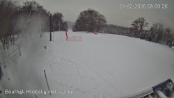 Vrchol Bouřňák, pohled na jih