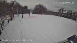 Vrchol Bouřňák, pohled na jih