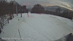 Vrchol Bouřňák, pohled na jih