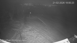 Vrchol Bouřňák, pohled na jih