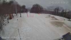 Vrchol Bouřňák, pohled na jih