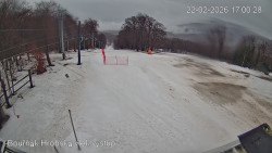 Vrchol Bouřňák, pohled na jih