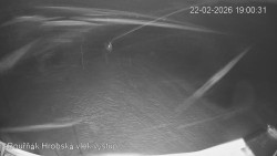 Vrchol Bouřňák, pohled na jih