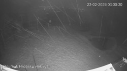 Vrchol Bouřňák, pohled na jih