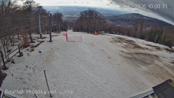 Vrchol Bouřňák, pohled na jih