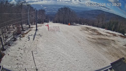 Vrchol Bouřňák, pohled na jih