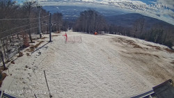 Vrchol Bouřňák, pohled na jih