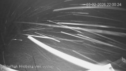 Vrchol Bouřňák, pohled na jih