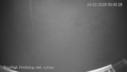 Vrchol Bouřňák, pohled na jih